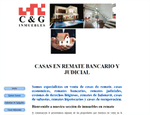 Tablet Screenshot of casasderematemonterrey.com